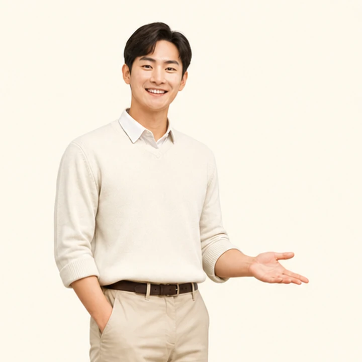 신용불량 중고차 장기렌트카 상담 신청을 안내하는 담당자